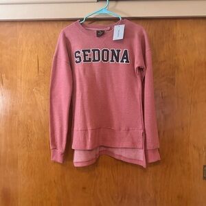 Sedona Pink Crewneck Sweatshirt - Womens
